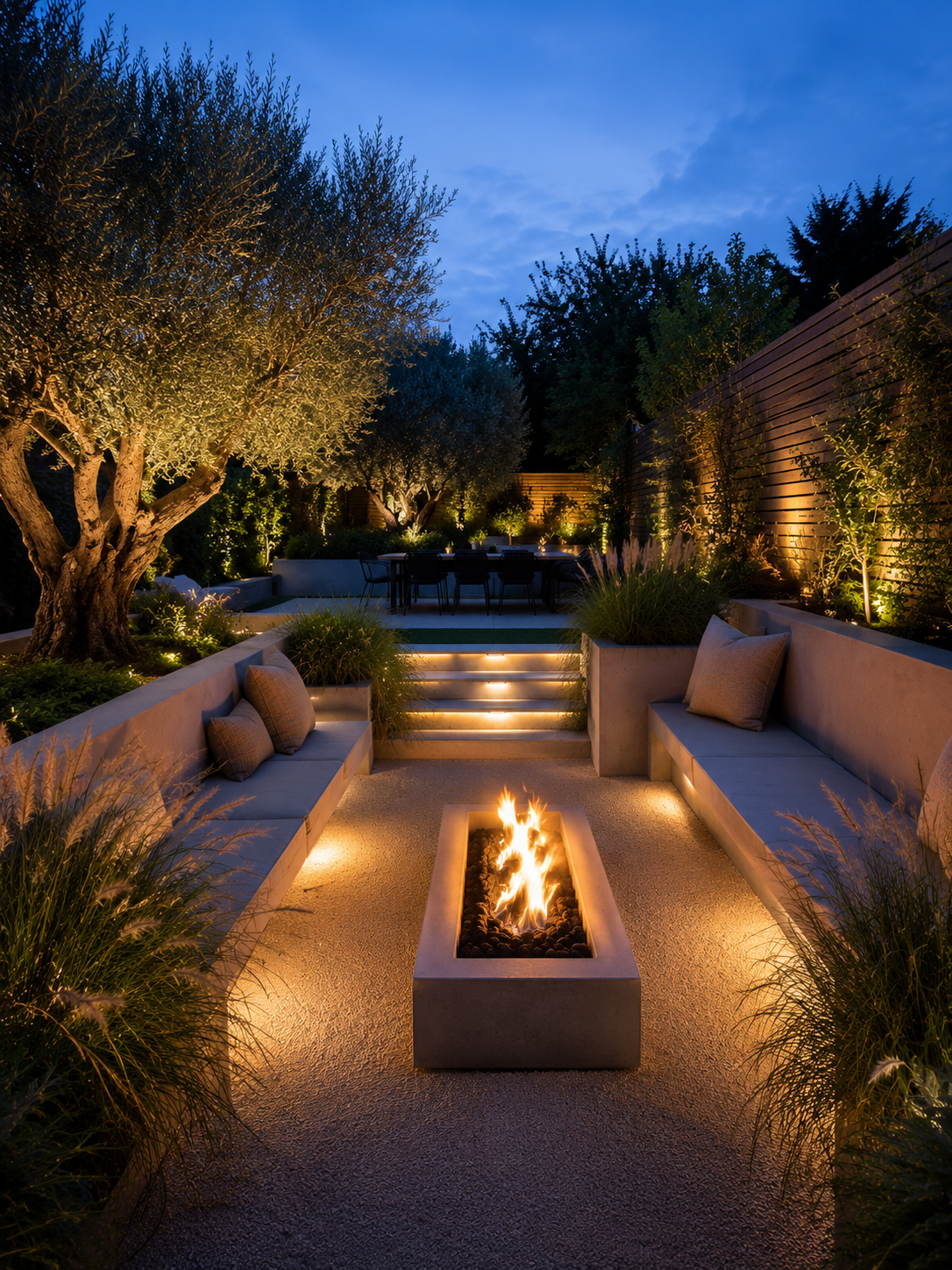 Modern Entertaining Garden